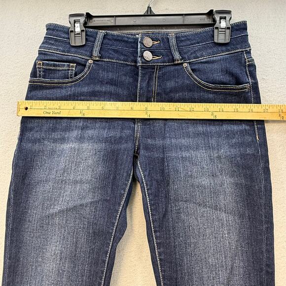 BKE Denim Jeans Women's 27R (4) Dark Blue Stella Mid-Rise Skinny Preppy EUC - Picture 10 of 13